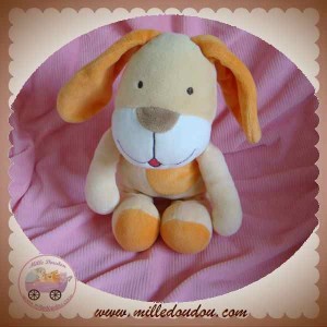 SUCRE D'ORGE DOUDOU CHIEN ORANGE BLANC SOS