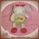 NOUNOURS DOUDOU LAPIN LEO VERT JAUNE ROUGE SOS