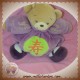 KALOO DOUDOU OURS BOULE VIOLET CHINOIS SOS