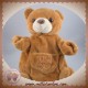 HISTOIRE D'OURS DOUDOU OURS MARRON FONCE MARIONNETTE SOS