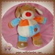 LASCAR SOS DOUDOU CHIEN MARRON BOULE ECRU ORANGE BLEU BALLON