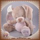 NATTOU DOUDOU LAPIN RIGOLO BEIGE ROSE MUSICAL SOS