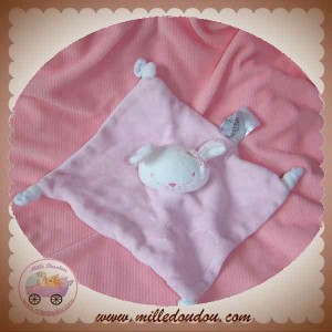 ORCHESTRA DOUDOU SOURIS LAPIN PLAT ROSE COEUR SOS