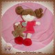 DOUDOU ET COMPAGNIE POUPEE FILLE MLLE FRAMBOISE ROUGE OURS SOS