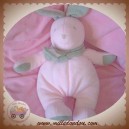 TARTINE ET CHOCOLAT DOUDOU LAPIN ROSE ECHARPE 30 CM
