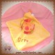 CREATIVTOYS DOUDOU LION PLAT JAUNE ORANGE GRRR SOS