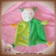 BABYSUN BABY CLUB SOS DOUDOU VACHE GIRAFE PLAT VERT RATEAU PELLE