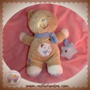 POMMETTE SOS DOUDOU CHAT OURS BEIGE ECHARPE BLEU ETOILE