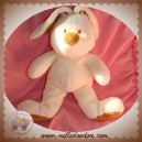 AJENA DOUDOU LAPIN BLANC ECRU MARRON SOS