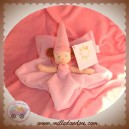 NICOTOY DOUDOU POUPEE FEE PLATE ROSE CLAIR PETIT ETOILE KIABI