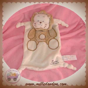 TIAMO TI AMO DOUDOU LION ECRU PLAT BEIGE SOS