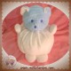 MUSTI MUSTELA DOUDOU OURS BLEU BOULE BLANC SOS