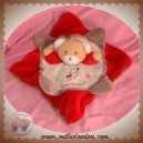 NOUNOURS DOUDOU OURS CAPTAIN PLAT ROUGE TAUPE AVION SOS