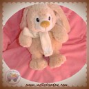 LASCAR SOS DOUDOU LAPIN ECRU BLANC FLEUR ECHARPE