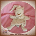 DOUDOU ET COMPAGNIE OURS MARIONNETTE ECRU BIO CALIN CALINE SOS