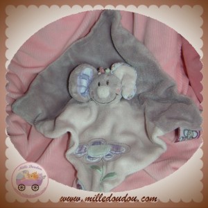 NOUKIE'S SOS DOUDOU SOURIS KALI TIDOU PLAT MAUVE ROSE FLEUR SOS