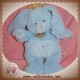 BABYNAT DOUDOU LAPIN BLEU POIL 26 cm SOS