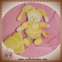 DOUDOU ET COMPAGNIE OURS JAUNE MOUCHOIR MACARON SOS