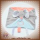 NATTOU SOS DOUDOU ELEPHANT PLAT GRIS BLEU BUBBLES