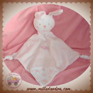 SUCRE D'ORGE SOS DOUDOU LAPIN ROSE PLAT LOSANGE NOEUD