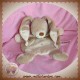 ORCHESTRA DOUDOU LAPIN PLAT BEIGE ECRU NOEUD SOS