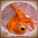 CARREBLANC DOUDOU LION CORPS LOSANGE PLAT ORANGE NOEUD SOS