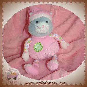 GIPSY DOUDOU CHAT GRIS CORPS ROSE MUSIQUE SOS