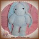 NOUNOURS DOUDOU LAPIN BOUCLETTE BLEU SOS