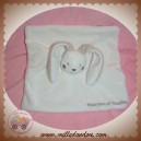 KIMBALOO SOS DOUDOU LAPIN PLAT BLANC TAUPE 1er DOUDOU