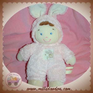 NICOTOY SOS DOUDOU GARCON FILLE LAPIN POIL ROSE NICOTOY SOS DOUDOU GARCON FILLE LAPIN POIL ROSE