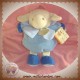 DOUDOU ET COMPAGNIE SOS MOUTON GASTON BOULE ECRU BLEU