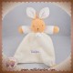 TAKINOU SOS DOUDOU LAPIN BEIGE PLAT BLANC