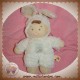 NICOTOY SOS DOUDOU GARCON FILLE LAPIN POIL BLANC