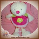 BABYSUN BABY SUN SOS DOUDOU SOURIS ECRU ROBE ROSE MUSICAL FLEUR