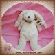 BABYNAT DOUDOU LAPIN ECRU GRIS ECHARPE MARRON SOS