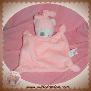 CARTOON CLUB SOS DOUDOU OURS BLANC PLAT ROSE