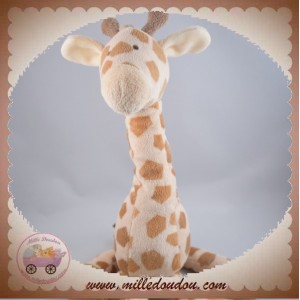 JACADI SOS DOUDOU GIRAFE TACHETE MARRON BEIGE