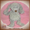 NOUNOURS DOUDOU LAPIN CHIEN BOUCLETTE GRIS VIOLET SOS