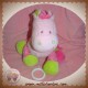 BABYSUN SOS DOUDOU VACHE GIRAFE ROSE VERT MUSICAL