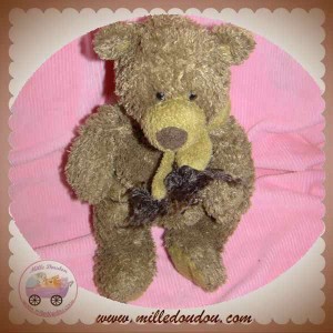 DIMPEL SOS DOUDOU OURS BERNARD MARRON ECHARPE