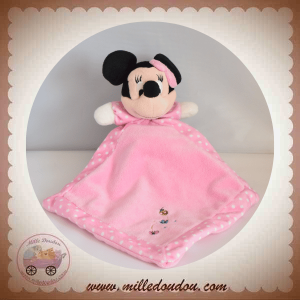 DISNEY SIMBA SOS DOUDOU MINNIE PLAT ROSE FLEUR POIS