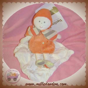 BERLINGOT DOUDOU GARCON CAJOU ORANGE MOUCHOIR SOS