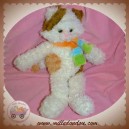 HISTOIRE D'OURS DOUDOU CHAT BLANC ECRU MARRON SOS