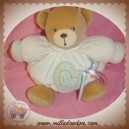 KALOO DOUDOU OURS BOULE ET COEUR VERT BONHEUR SOS