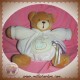 KALOO DOUDOU OURS BOULE ET COEUR VERT BONHEUR SOS