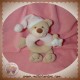 BOUT'CHOU MONOPRIX DOUDOU OURS MARRON HOCHET ROSE ETOILES SOS