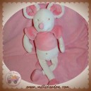 SUCRE D'ORGE DOUDOU SOURIS ROSE CLAIR FONCE 30 cm SOS