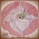 NATTOU DOUDOU OURS BIBOU BEIGE PLAT ROSE ETOILE LUNE SOS