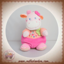 MOTS D'ENFANTS DOUDOU VACHE GIRAFE BOULE ROSE SOS