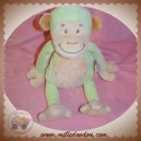 BENGY SOS DOUDOU SINGE ORANGE VERT 27 CM